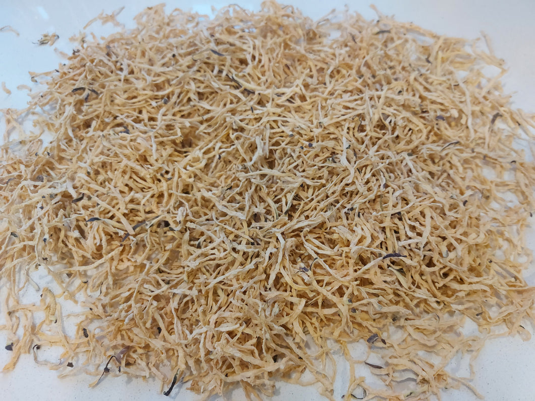 Dehydrated grated turnips