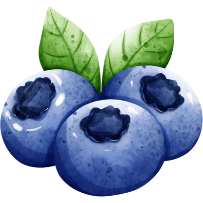 Dehydrated blueberries