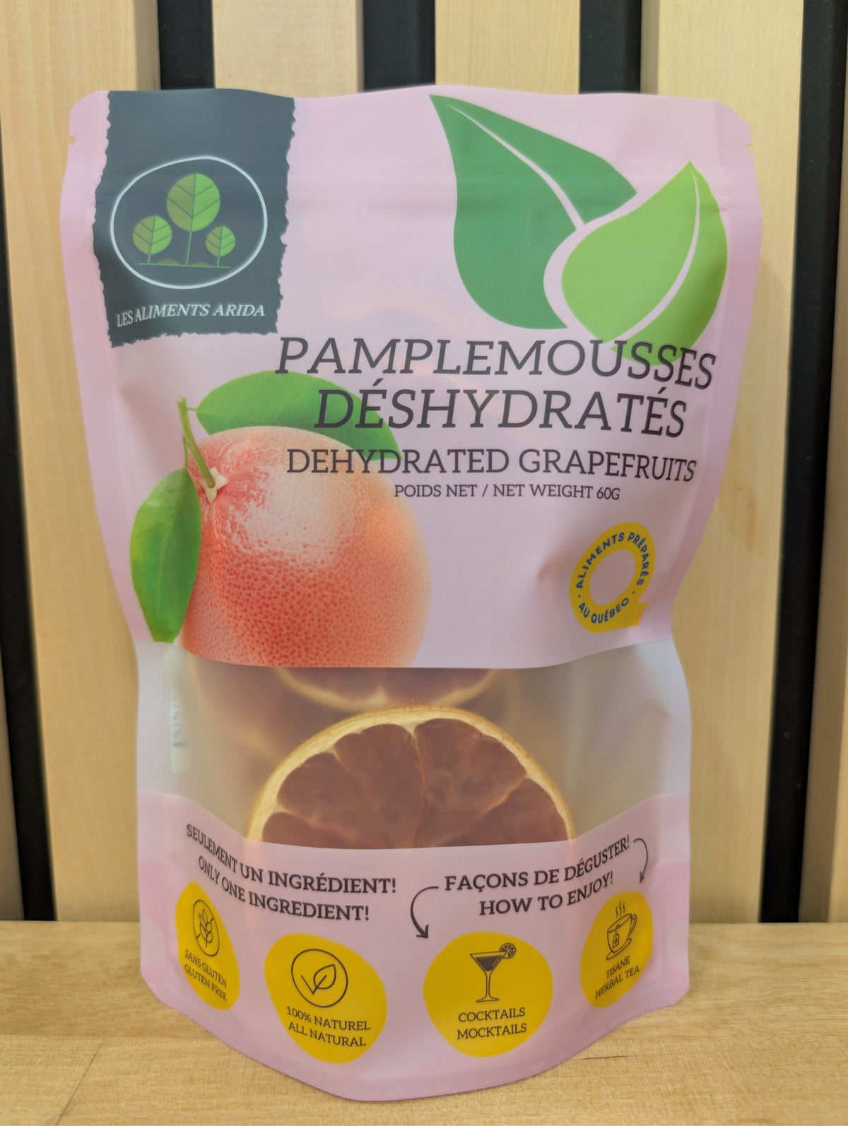 Pamplemousses Roses déshydratés