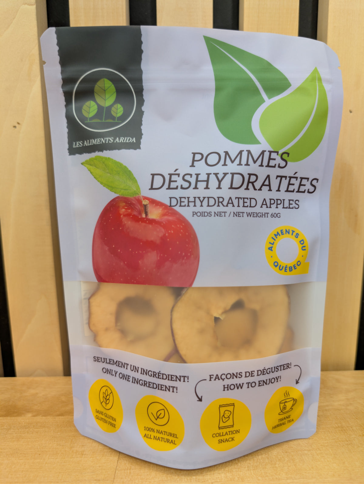 Pommes du Québec déshydratées