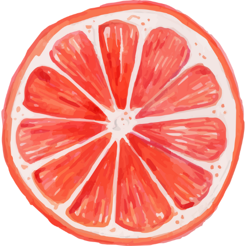 Dehydrated Pink Grapefruits